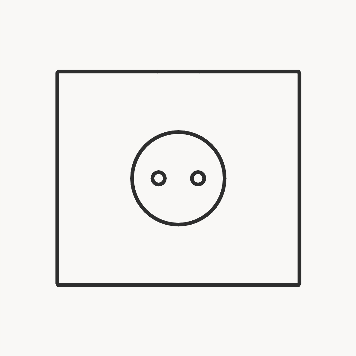 Vectis Square Priză simplă