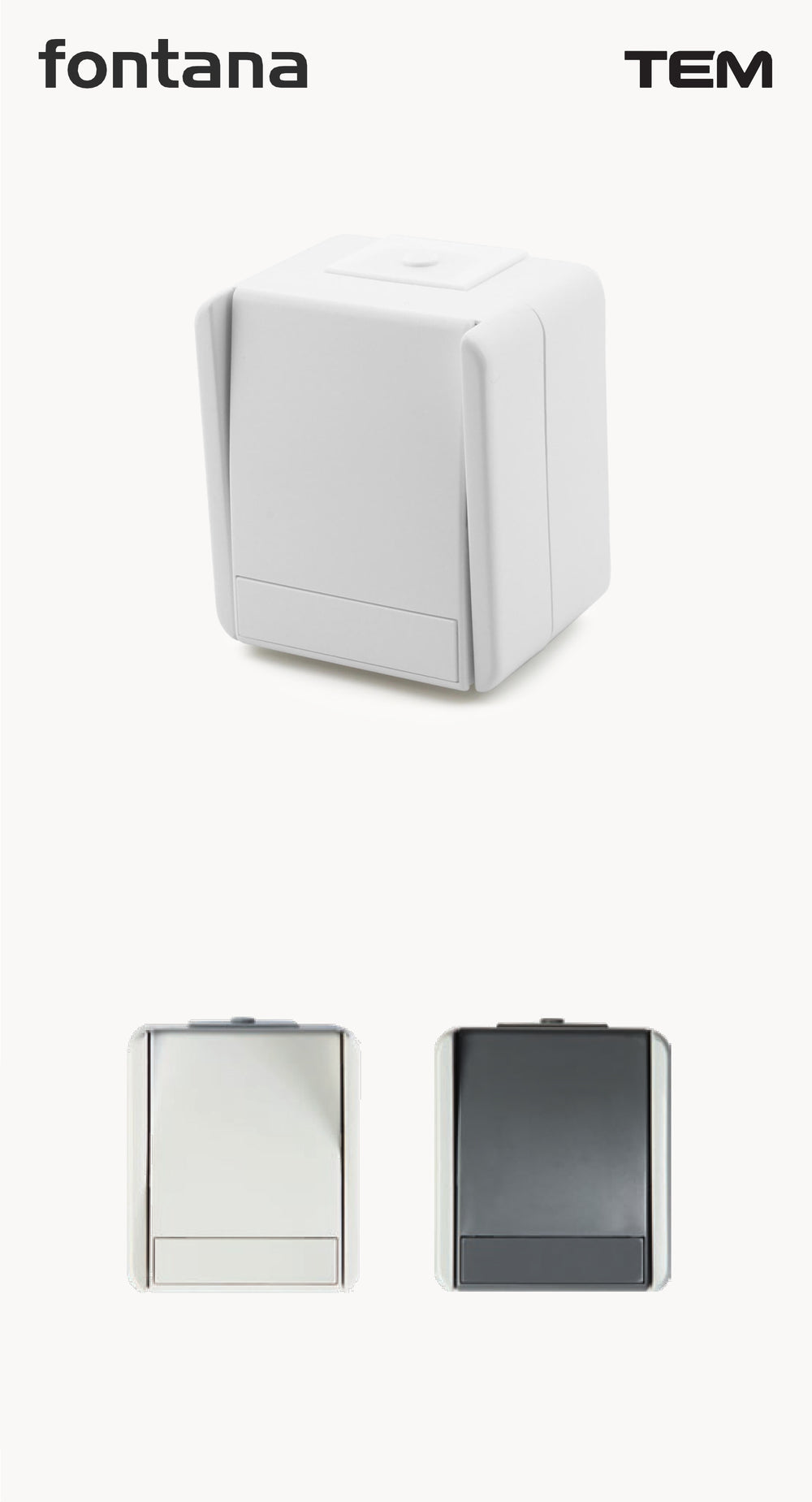 intrerupator prize aparataj terminal de exterior ip 55 alb gri antracit modular